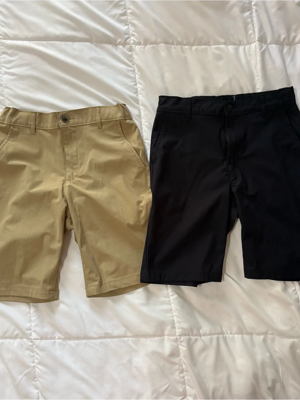 Boys Classic Khaki and Navy Shorts